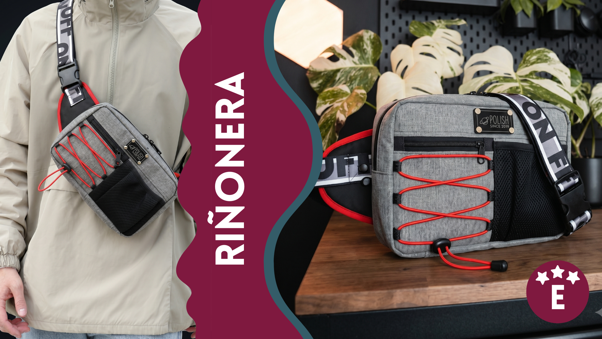Riñonera Steffano (8 bolsillos)